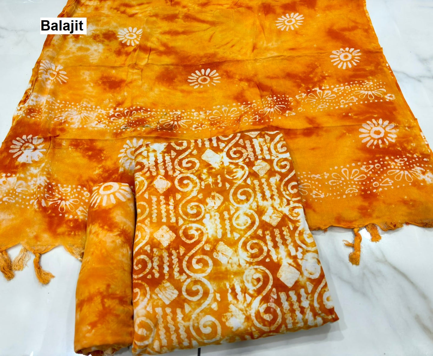 Special Batik 2.50 Bottom 0806 Balajit Rayon Salwar Suits Wholesaler