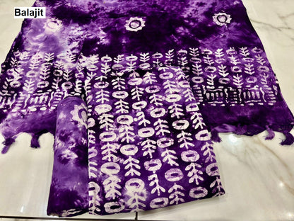 Special Batik 2.50 Bottom 0806 Balajit Rayon Salwar Suits Wholesaler
