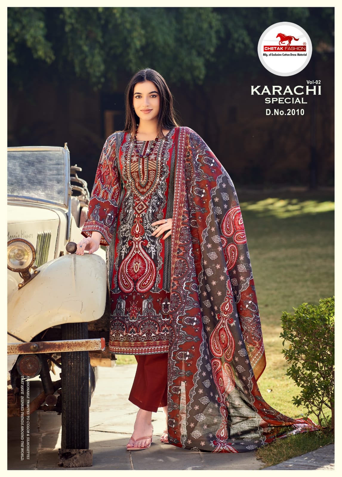 Special Digital Vol 2 Chetak Fashion Cotton Karachi Salwar Suits Exporter