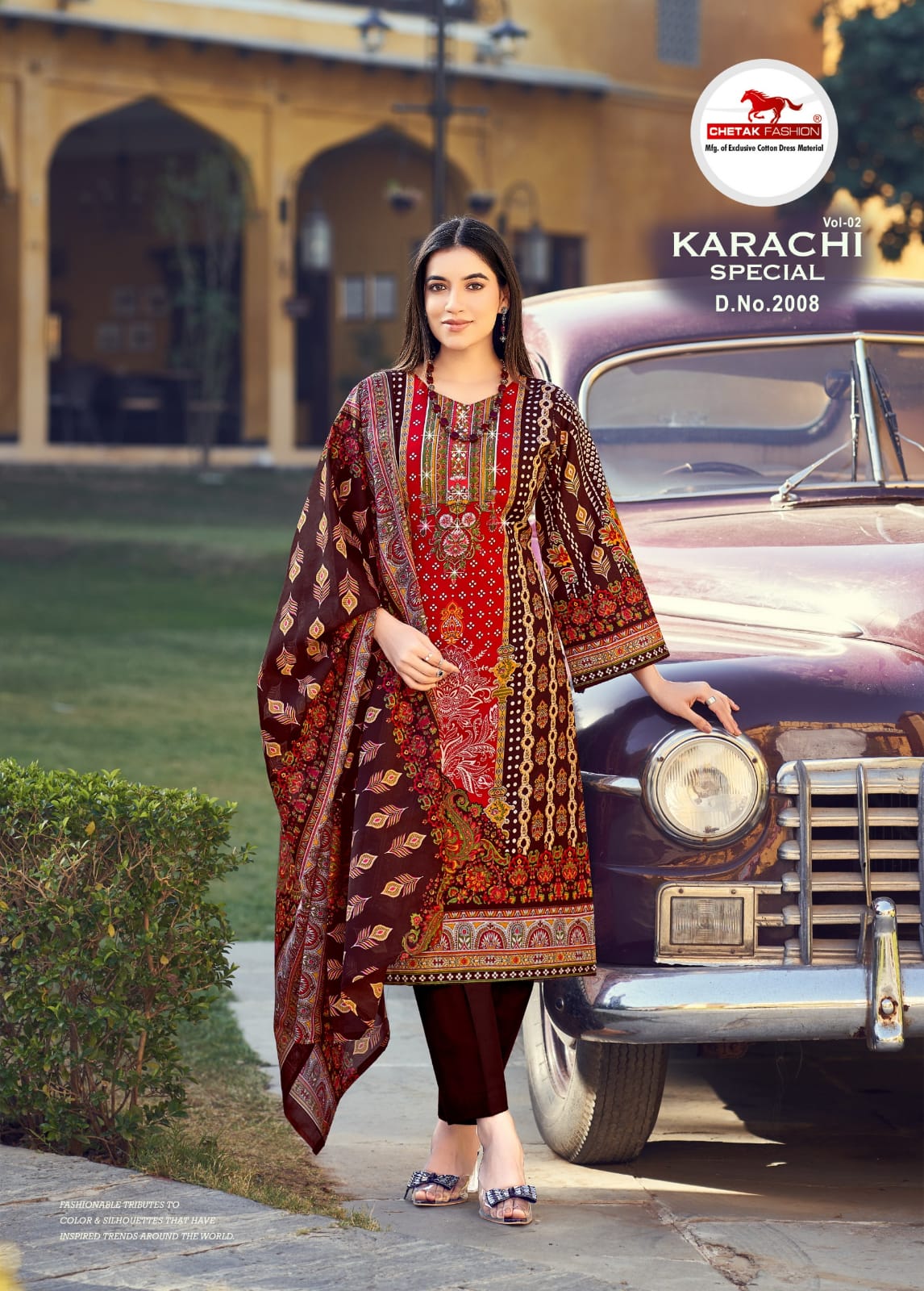 Special Digital Vol 2 Chetak Fashion Cotton Karachi Salwar Suits Exporter