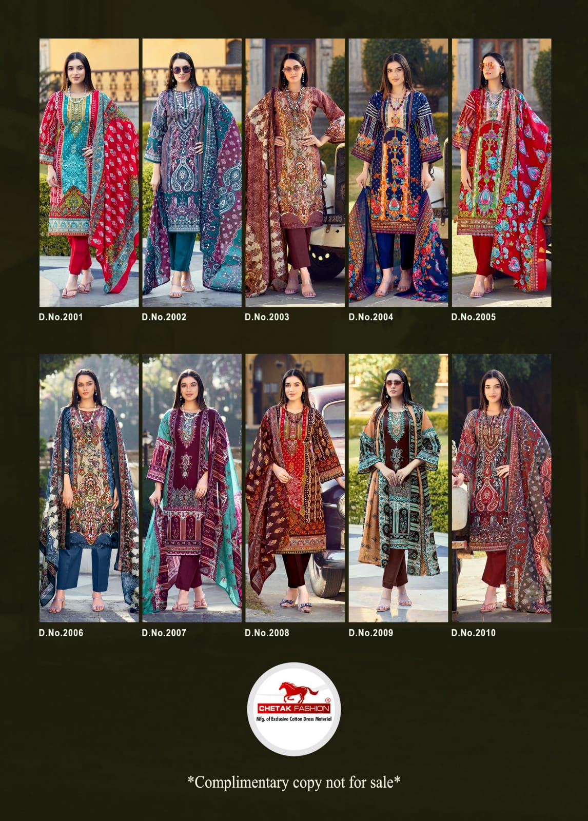 Special Digital Vol 2 Chetak Fashion Cotton Karachi Salwar Suits Exporter