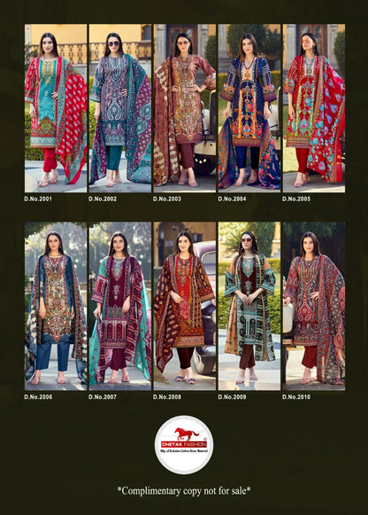 Special Digital Vol 2 Chetak Fashion Cotton Karachi Salwar Suits Exporter