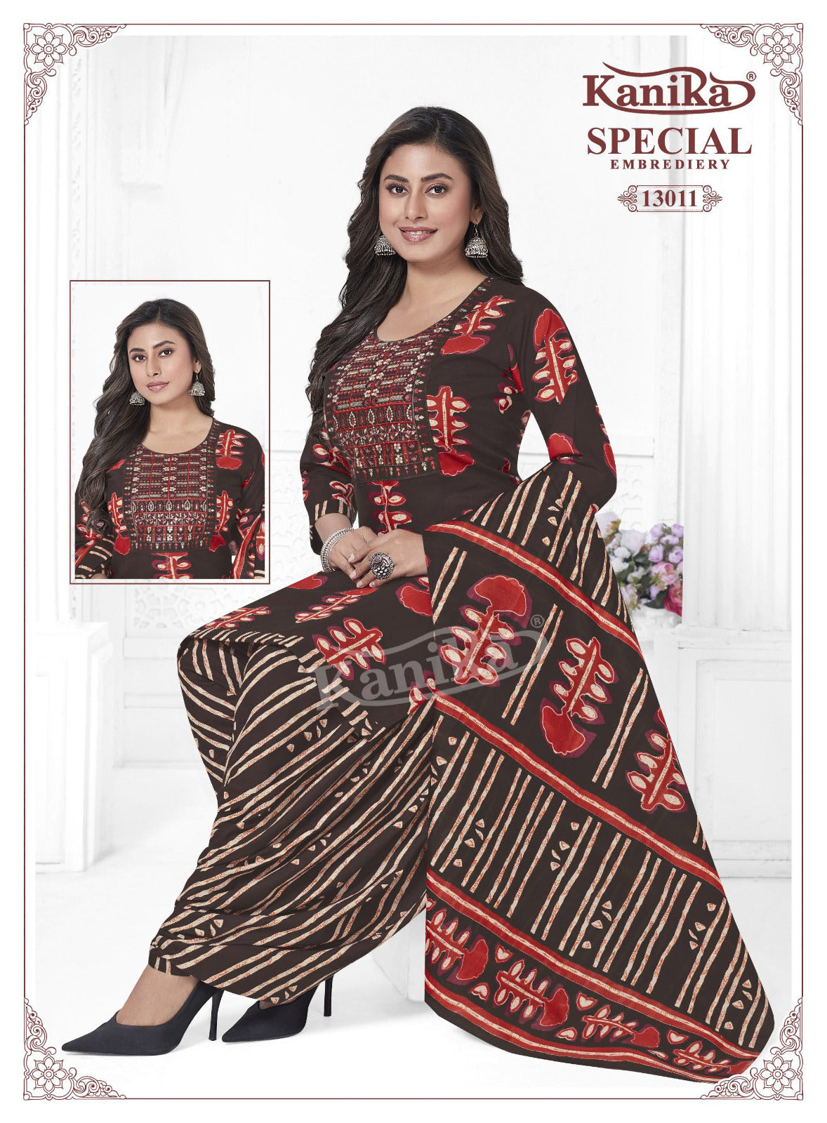 Special Embroidery Vol 13 Kanika Readymade Cotton Patiyala Suits Manufacturer