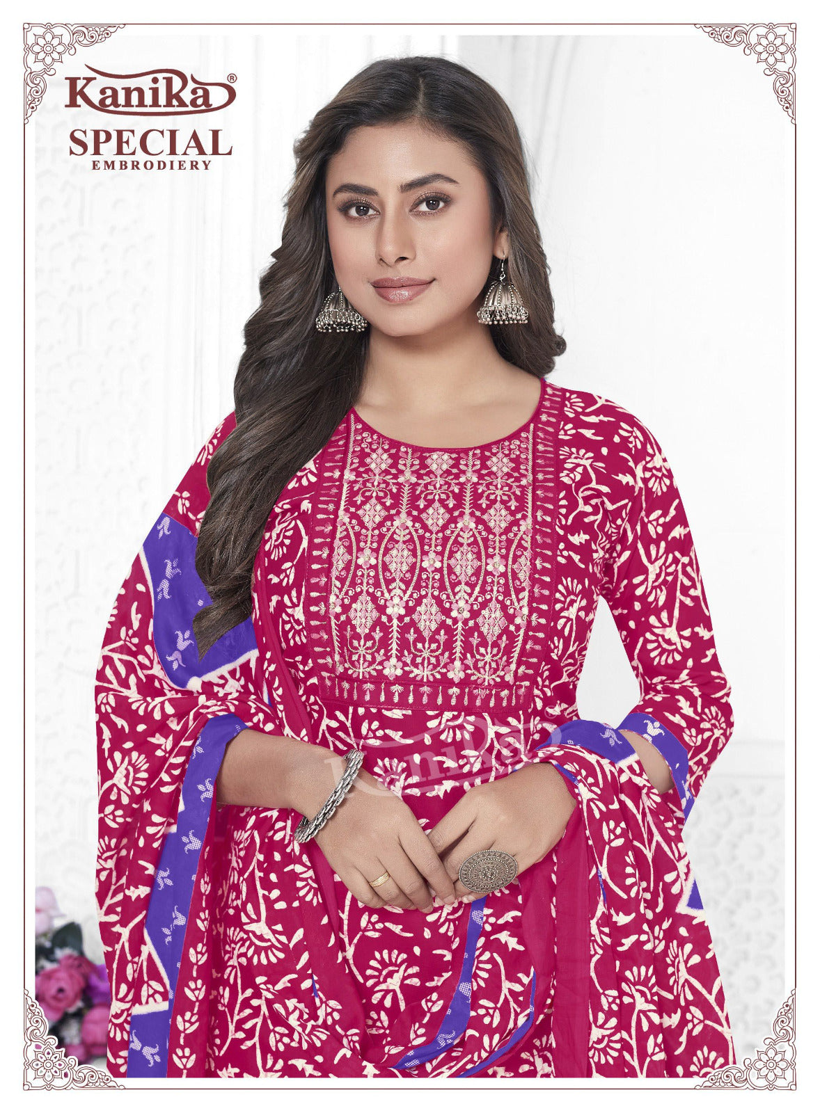 Special Embroidery Vol 13 Kanika Readymade Cotton Patiyala Suits Manufacturer