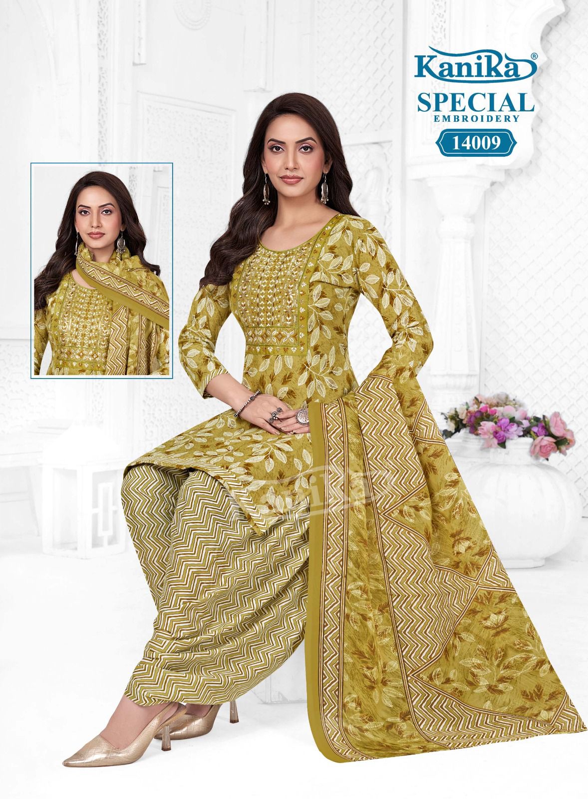 Special Embroidery Vol 14 Kanika Readymade Cotton Patiyala Suits Wholesale Price