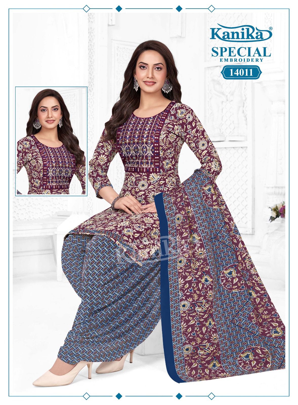 Special Embroidery Vol 14 Kanika Readymade Cotton Patiyala Suits Wholesale Price
