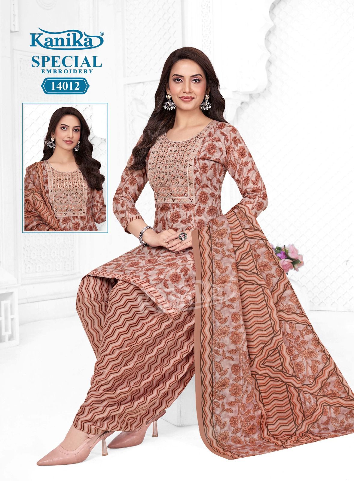 Special Embroidery Vol 14 Kanika Readymade Cotton Patiyala Suits Wholesale Price