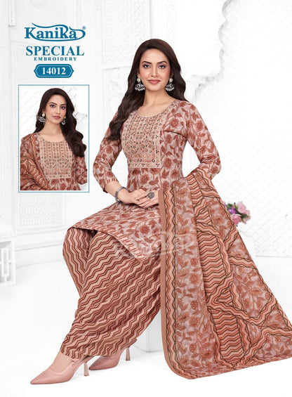 Special Embroidery Vol 14 Kanika Readymade Cotton Patiyala Suits Wholesale Price