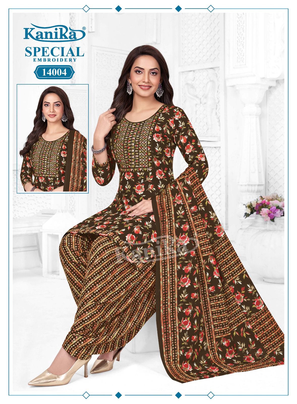 Special Embroidery Vol 14 Kanika Readymade Cotton Patiyala Suits Wholesale Price