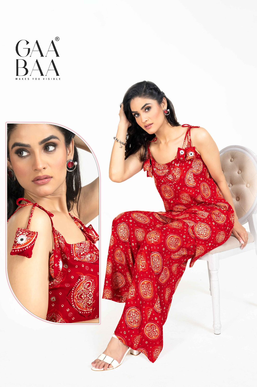 Sphegetti 953 Gaabaa Reyon Co Ord Set Wholesaler Gujarat