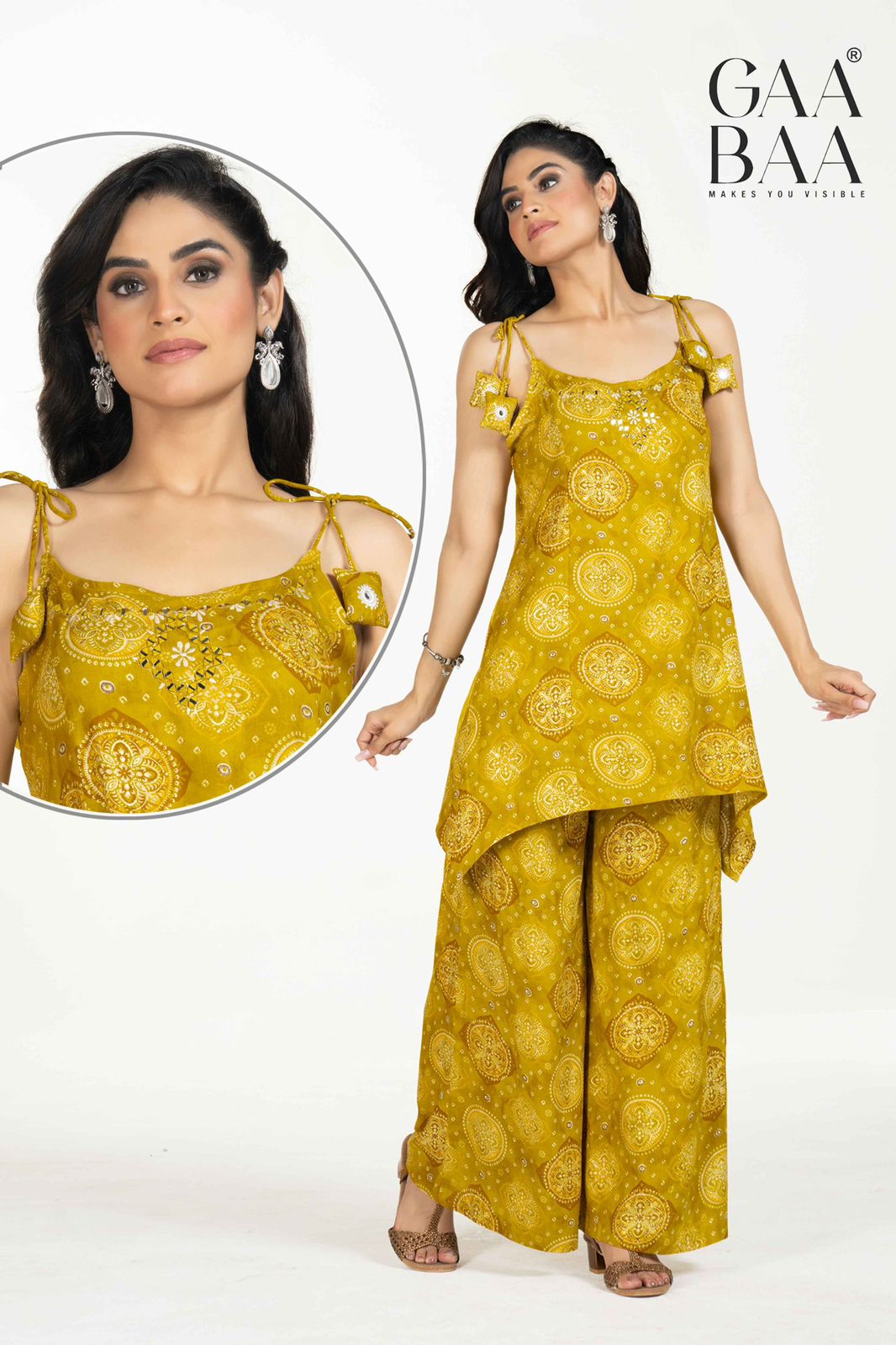 Sphegetti 953 Gaabaa Reyon Co Ord Set Wholesaler Gujarat