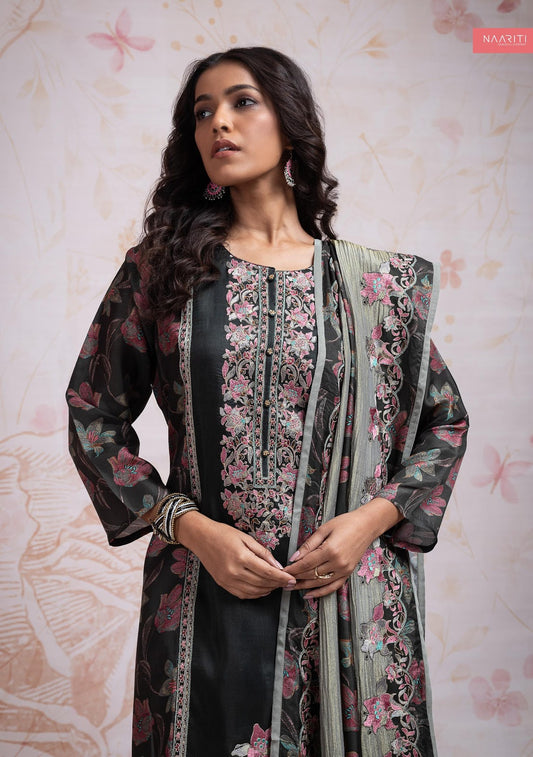 Sprinag Naariti Silk Pant Style Suits Supplier India