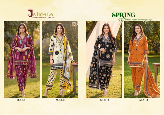 Spring Jaimala Maslin Karachi Readymade Suits Wholesale Price