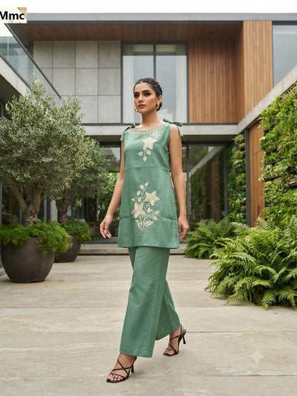 Square Neckline Mmc Vatican Co Ord Set Manufacturer Gujarat