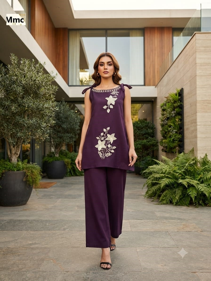 Square Neckline Mmc Vatican Co Ord Set Manufacturer Gujarat
