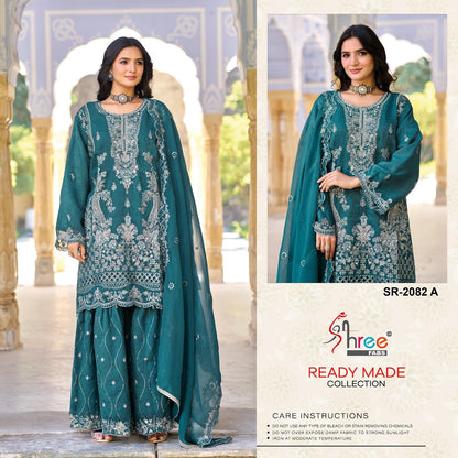 Sr 2082 Shree Fabs Silk Pakistani Readymade Suits Wholesale Price