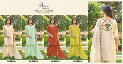 Sr 2098 Shree Fabs Viscose Pakistani Readymade Suits Supplier Gujarat