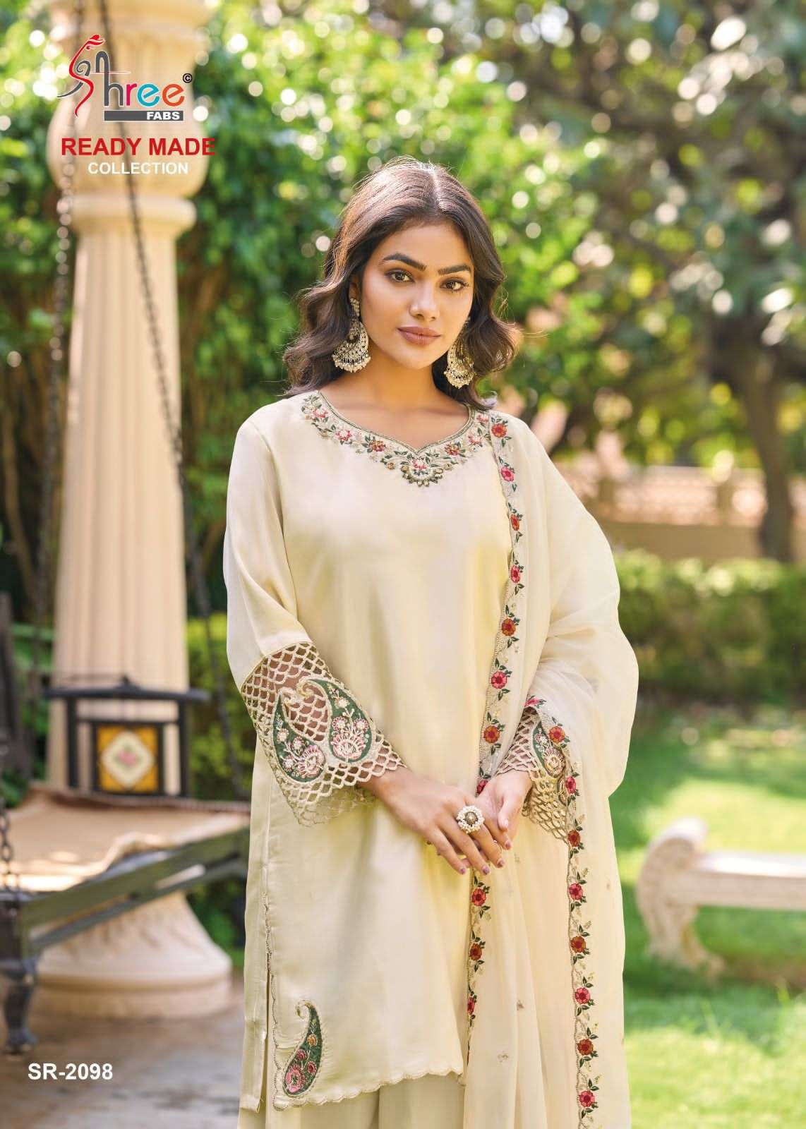 Sr 2098 Shree Fabs Viscose Pakistani Readymade Suits Supplier Gujarat