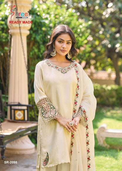 Sr 2098 Shree Fabs Viscose Pakistani Readymade Suits Supplier Gujarat