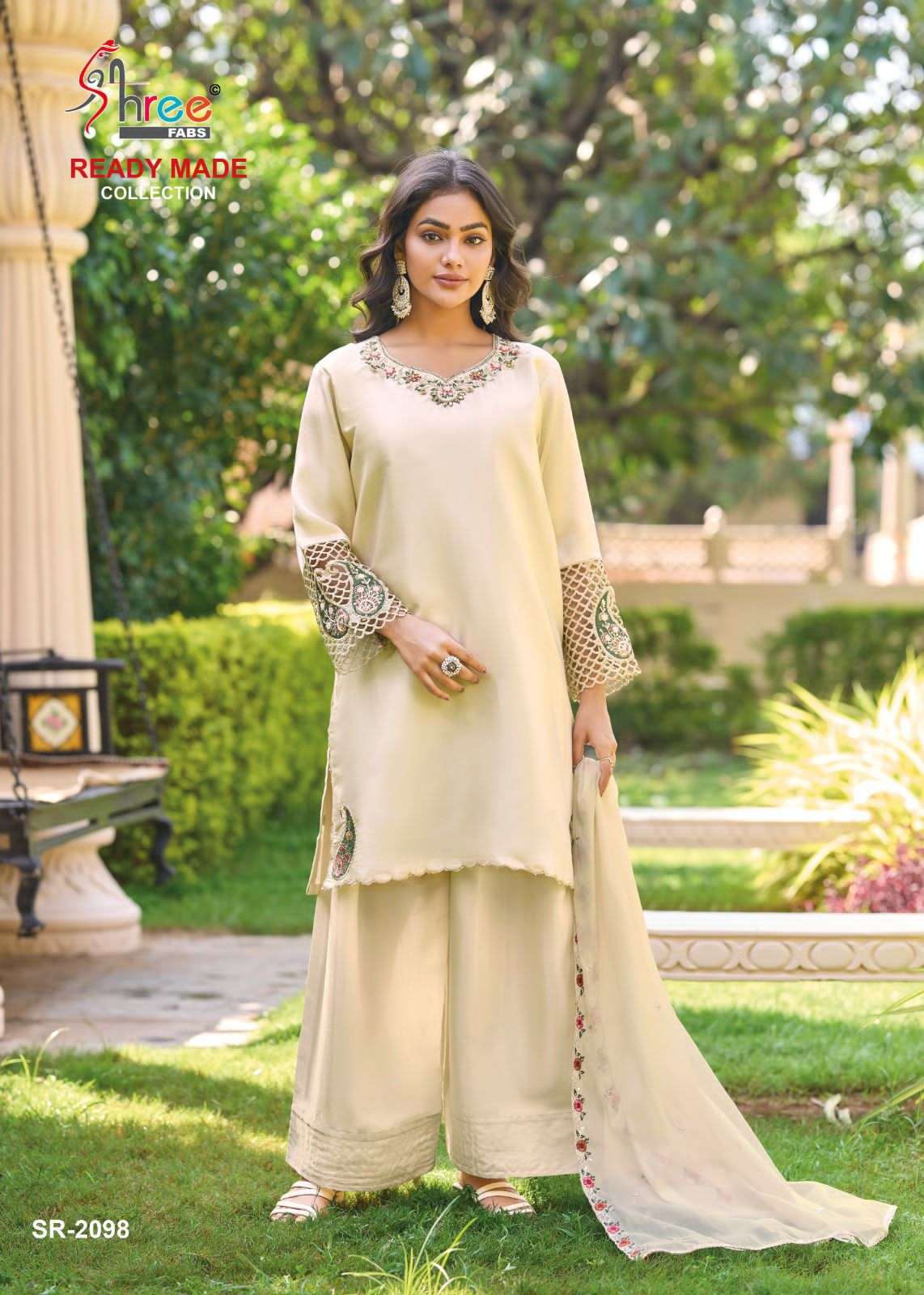 Sr 2098 Shree Fabs Viscose Pakistani Readymade Suits Supplier Gujarat