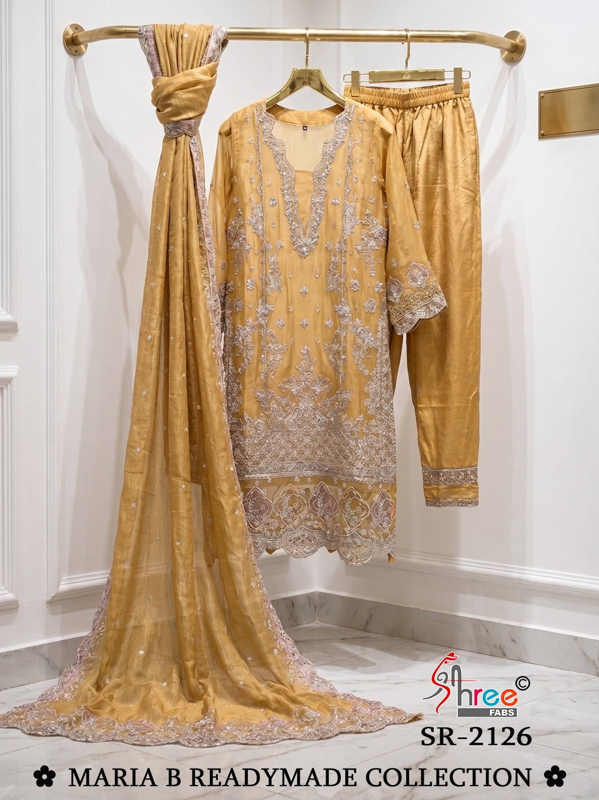Sr 2126 Shree Fabs Chiffon Pakistani Readymade Suits Manufacturer Gujarat