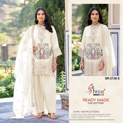 Sr 2136 Abcde Shree Fabs Viscose Pakistani Readymade Suits Wholesale Price