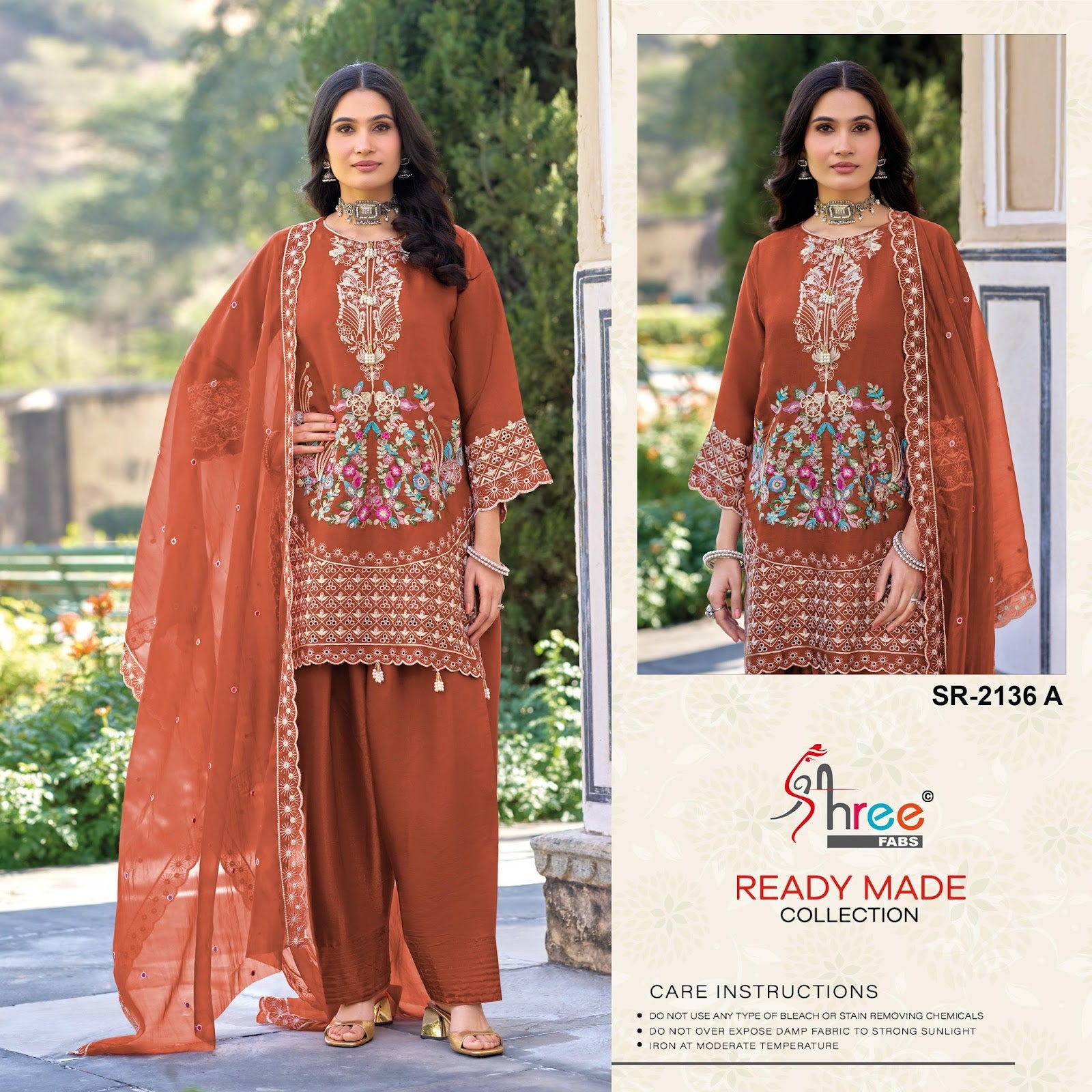 Sr 2136 Abcde Shree Fabs Viscose Pakistani Readymade Suits Wholesale Price