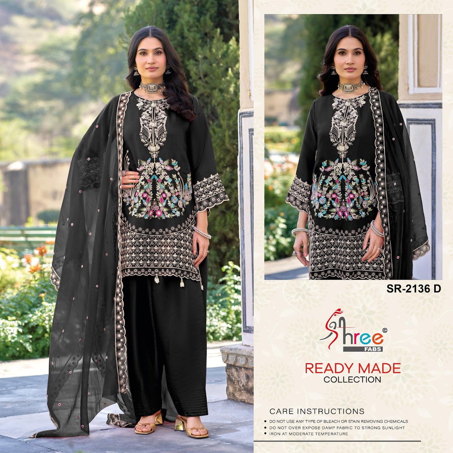 Sr 2136 Abcde Shree Fabs Viscose Pakistani Readymade Suits Wholesale Price