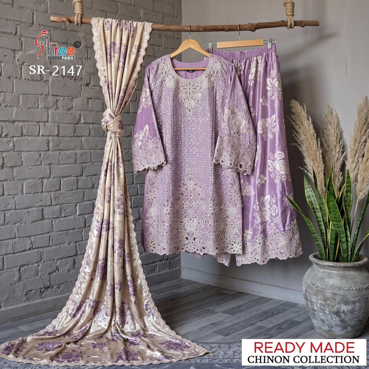 Sr 2147 Shree Fabs Chinon Pakistani Readymade Suits Manufacturer Ahmedabad