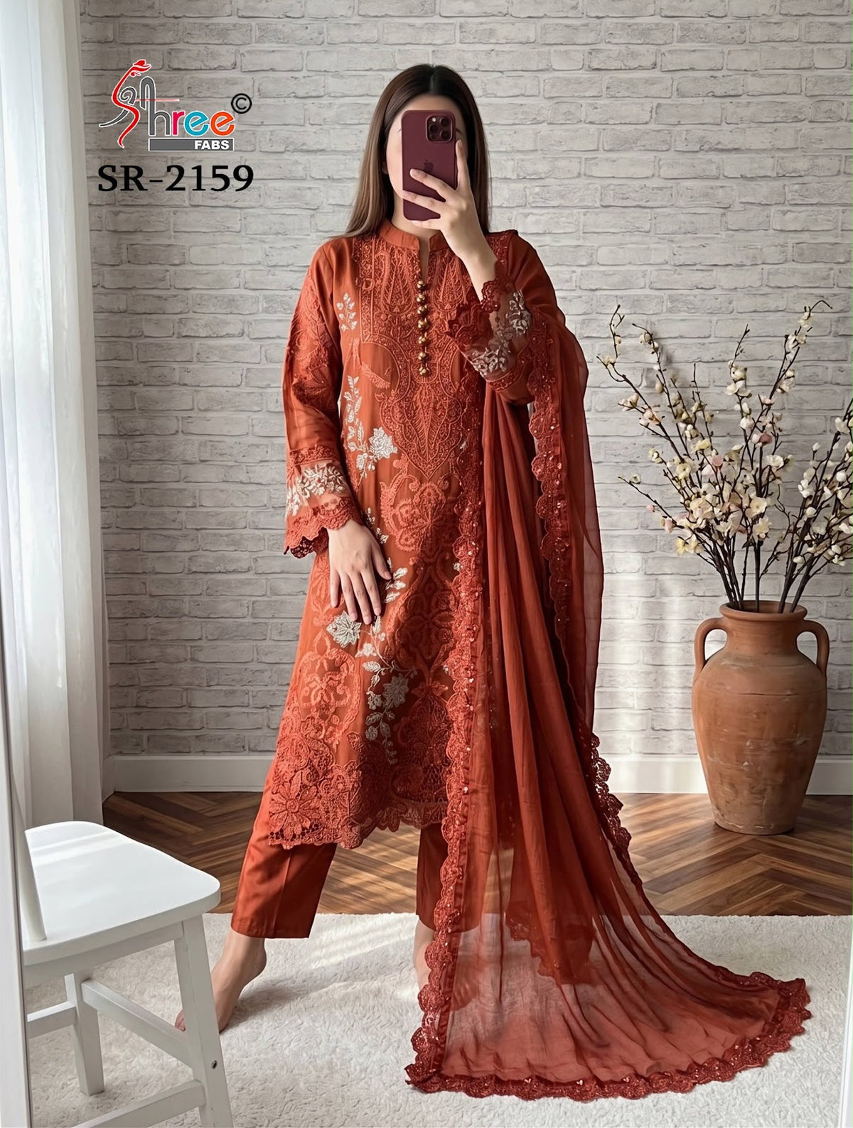 Sr 2159 Maria B Shree Fabs Chiffon Pakistani Readymade Suits Wholesaler Ahmedabad