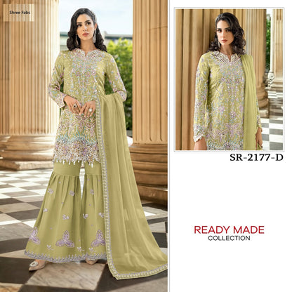 Sr 2177 Shree Fabs Georgette Pakistani Readymade Suits Manufacturer