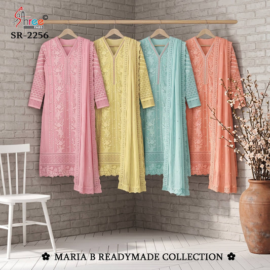 Sr 2256 Shree Fabs Chiffon Pakistani Readymade Suits Exporter India
