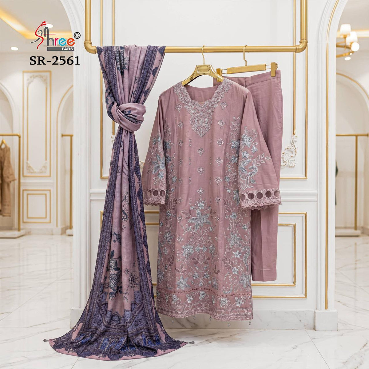 Sr 2561 Shree Fabs Cotton Lawn Pakistani Readymade Suits Manufacturer Ahmedabad