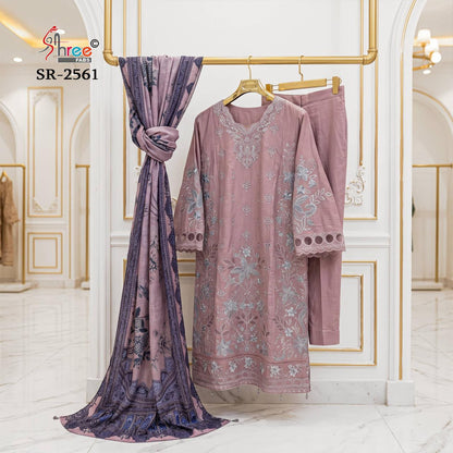 Sr 2561 Shree Fabs Cotton Lawn Pakistani Readymade Suits Manufacturer Ahmedabad