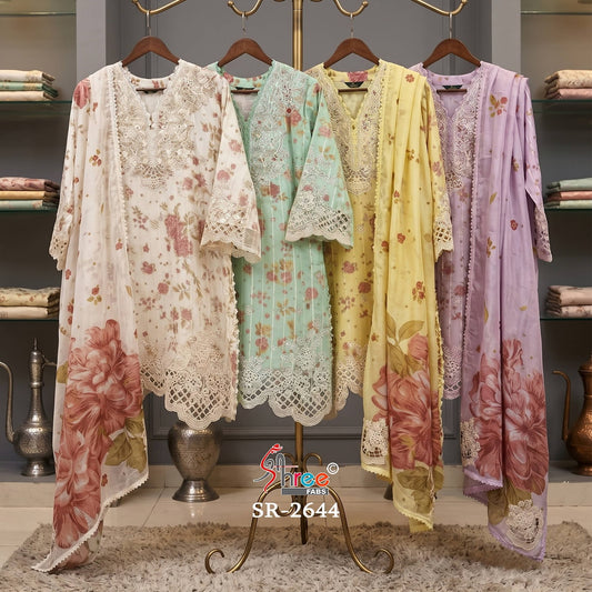 Sr 2644 Shree Fabs Kota Checks Pakistani Readymade Suits Wholesaler India