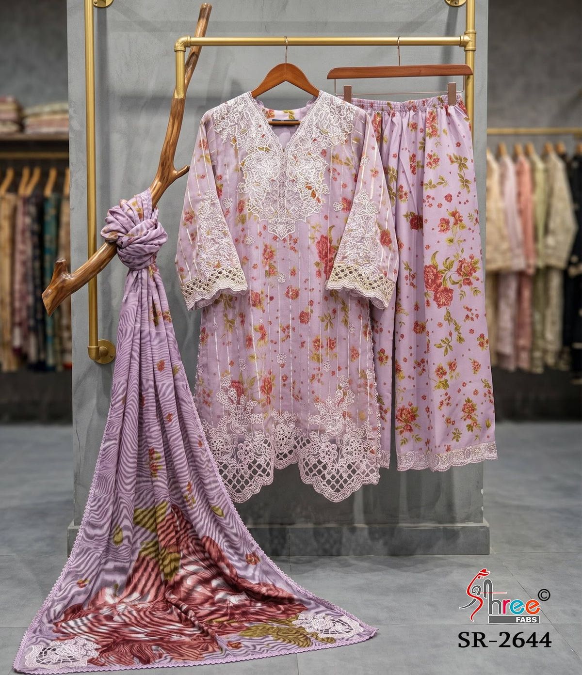 Sr 2644 Shree Fabs Kota Checks Pakistani Readymade Suits Wholesaler India