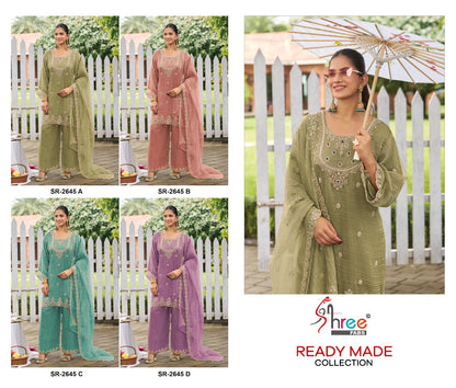 Sr 2645 Shree Fabs Viscose Pakistani Readymade Suits Supplier India