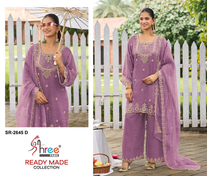 Sr 2645 Shree Fabs Viscose Pakistani Readymade Suits Supplier India