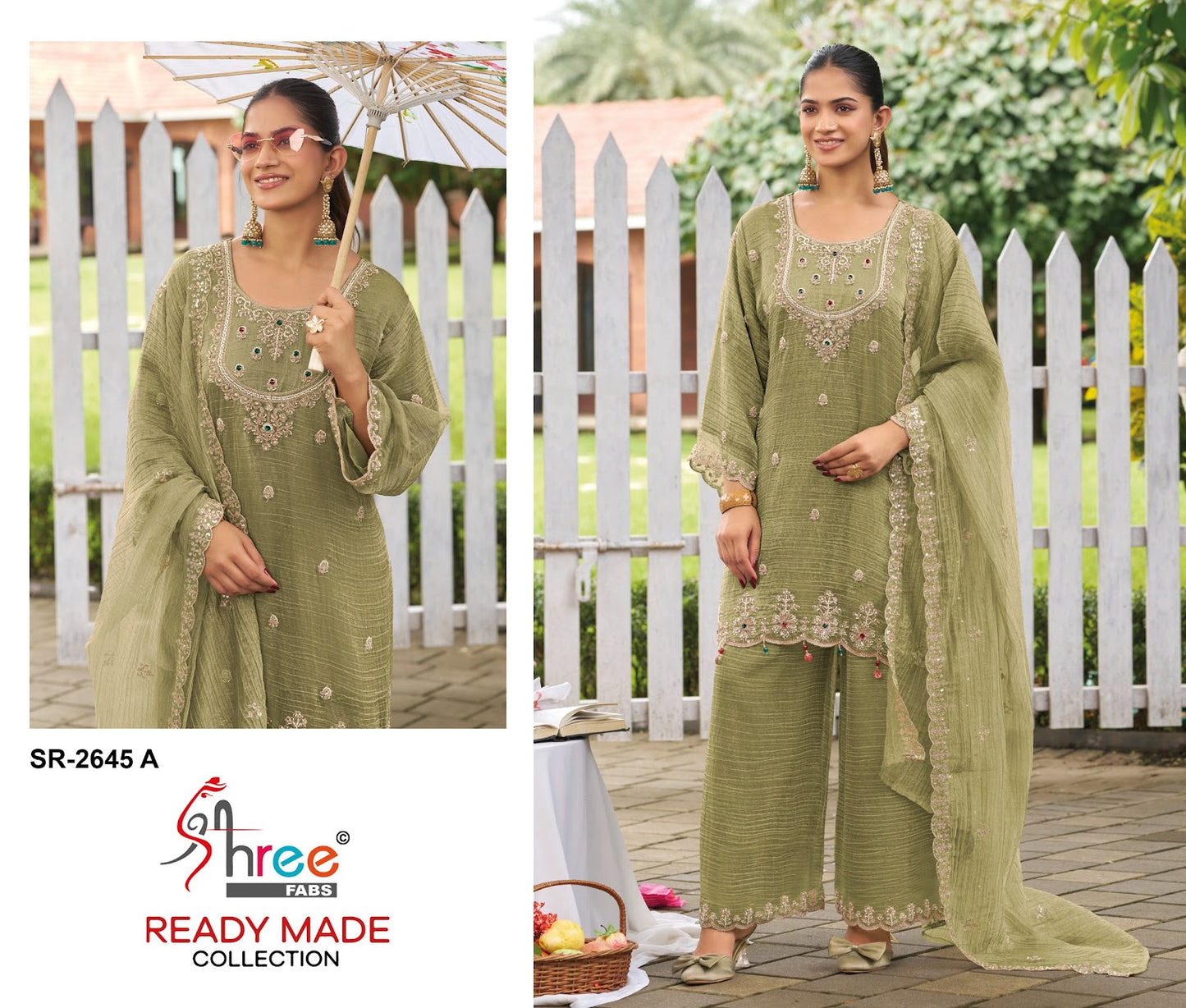 Sr 2645 Shree Fabs Viscose Pakistani Readymade Suits Supplier India