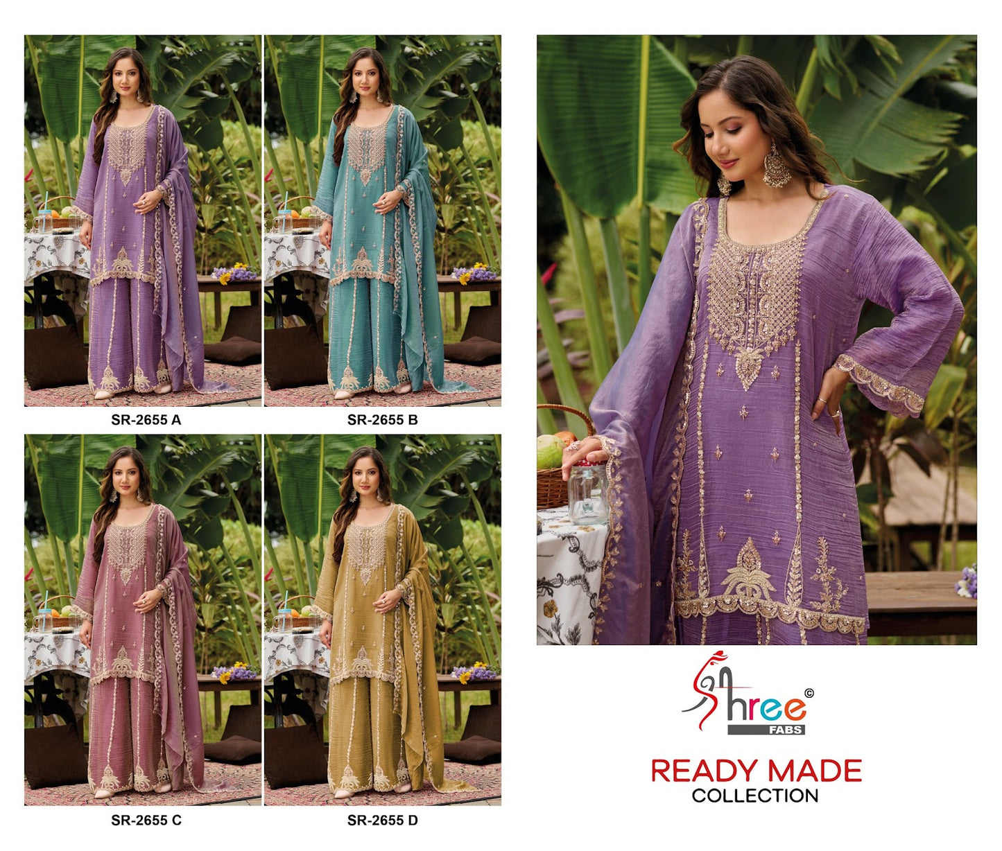 Sr 2655 Shree Fabs Viscose Pakistani Readymade Suits Manufacturer India