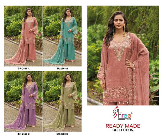 Sr 2668 Shree Fabs Viscose Pakistani Readymade Suits Manufacturer India