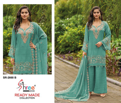 Sr 2668 Shree Fabs Viscose Pakistani Readymade Suits Manufacturer India