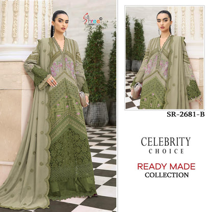 Sr 2681 Shree Fabs Crystal Pakistani Readymade Suits Manufacturer