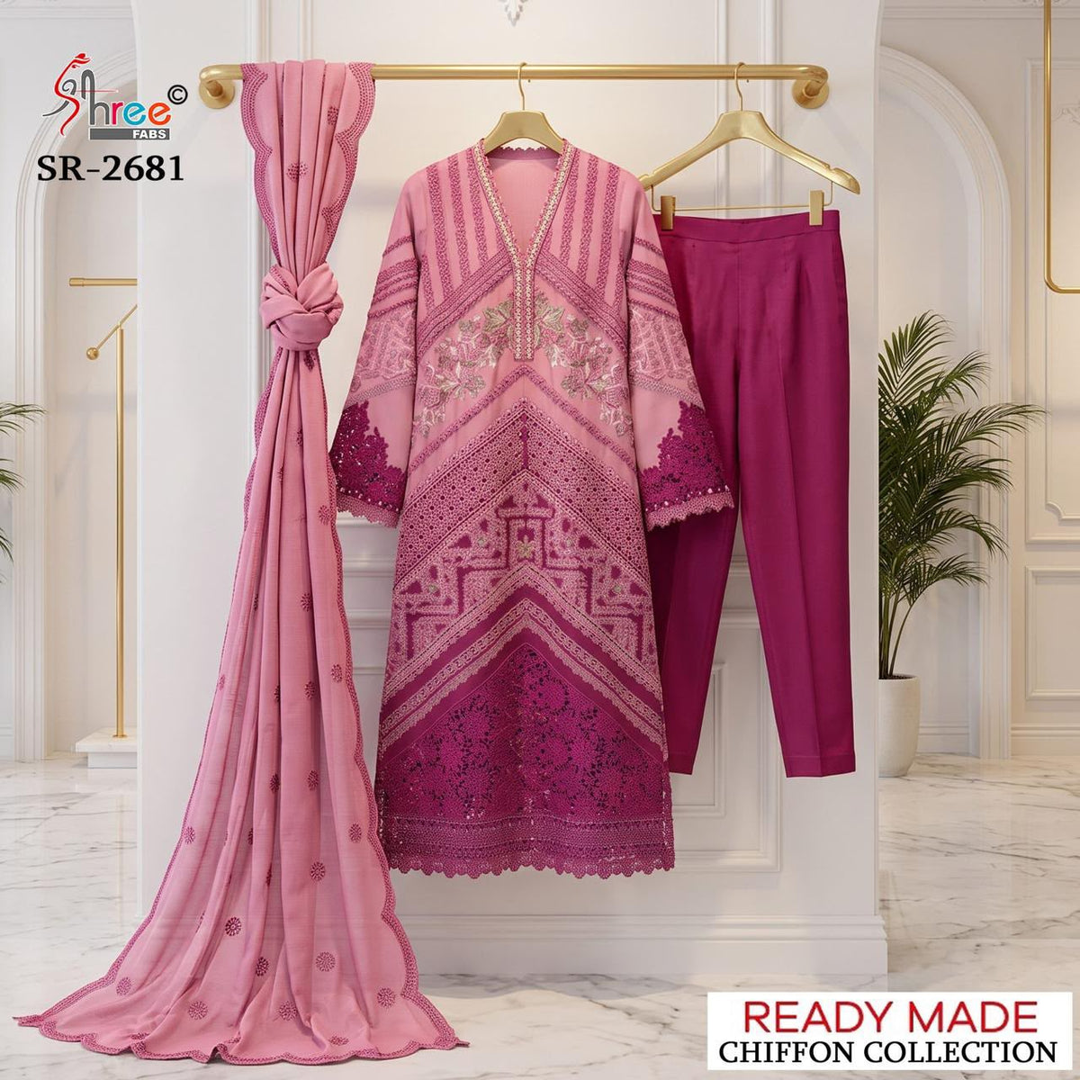 Sr 2681 Shree Fabs Crystal Pakistani Readymade Suits Manufacturer