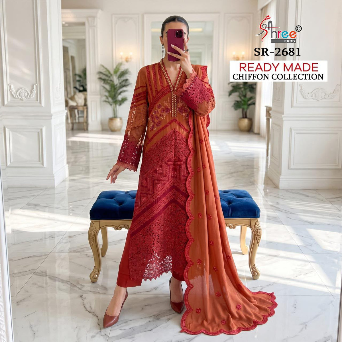 Sr 2681 Shree Fabs Crystal Pakistani Readymade Suits Manufacturer
