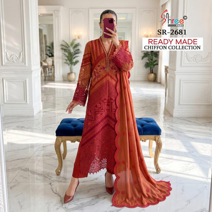 Sr 2681 Shree Fabs Crystal Pakistani Readymade Suits Manufacturer