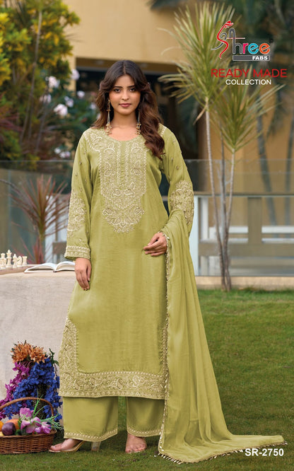 Sr 2750 Shree Fabs Viscose Tissue Pakistani Readymade Suits Exporter