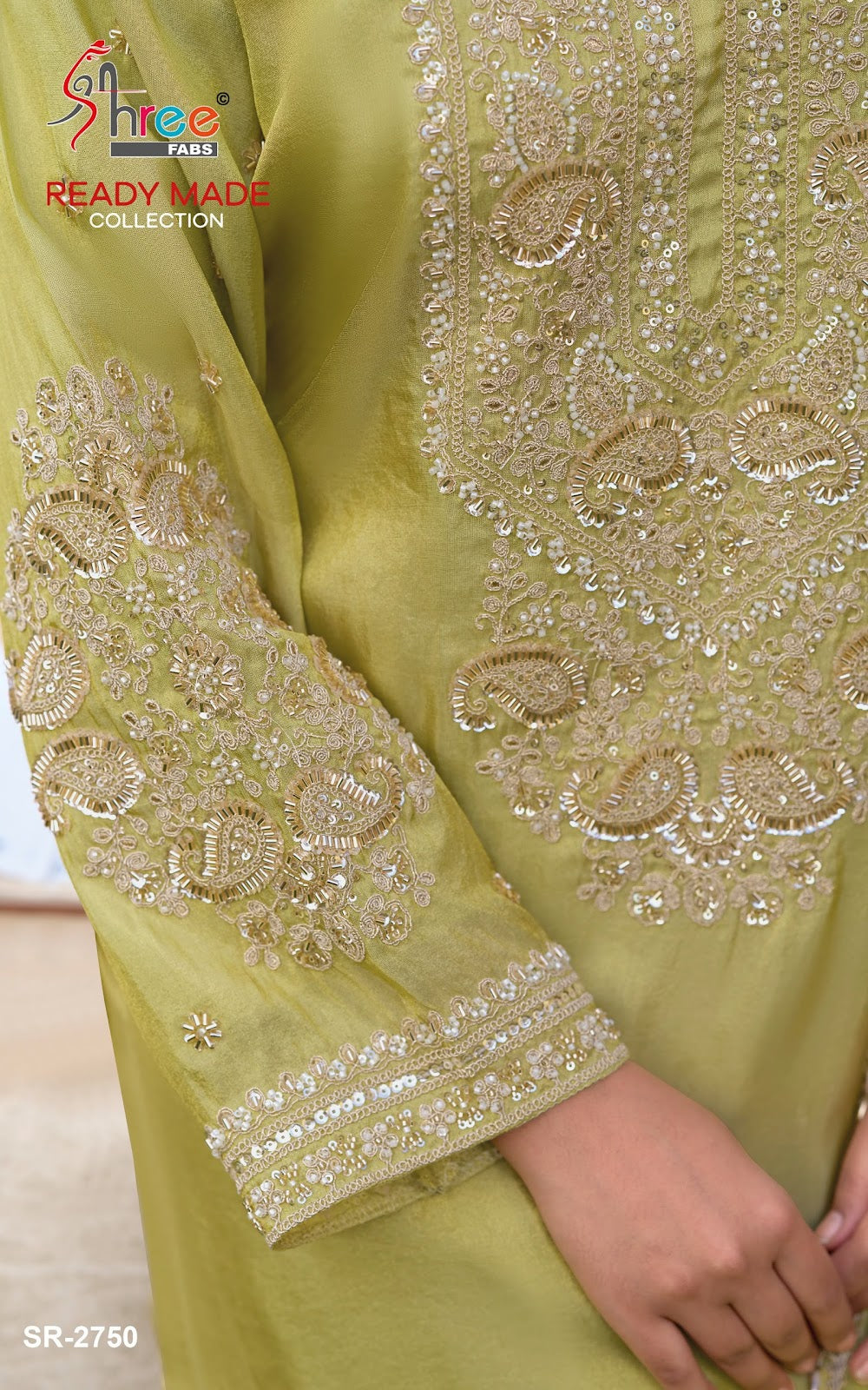 Sr 2750 Shree Fabs Viscose Tissue Pakistani Readymade Suits Exporter