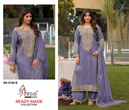 Sr 2750 Shree Fabs Viscose Tissue Pakistani Readymade Suits Exporter