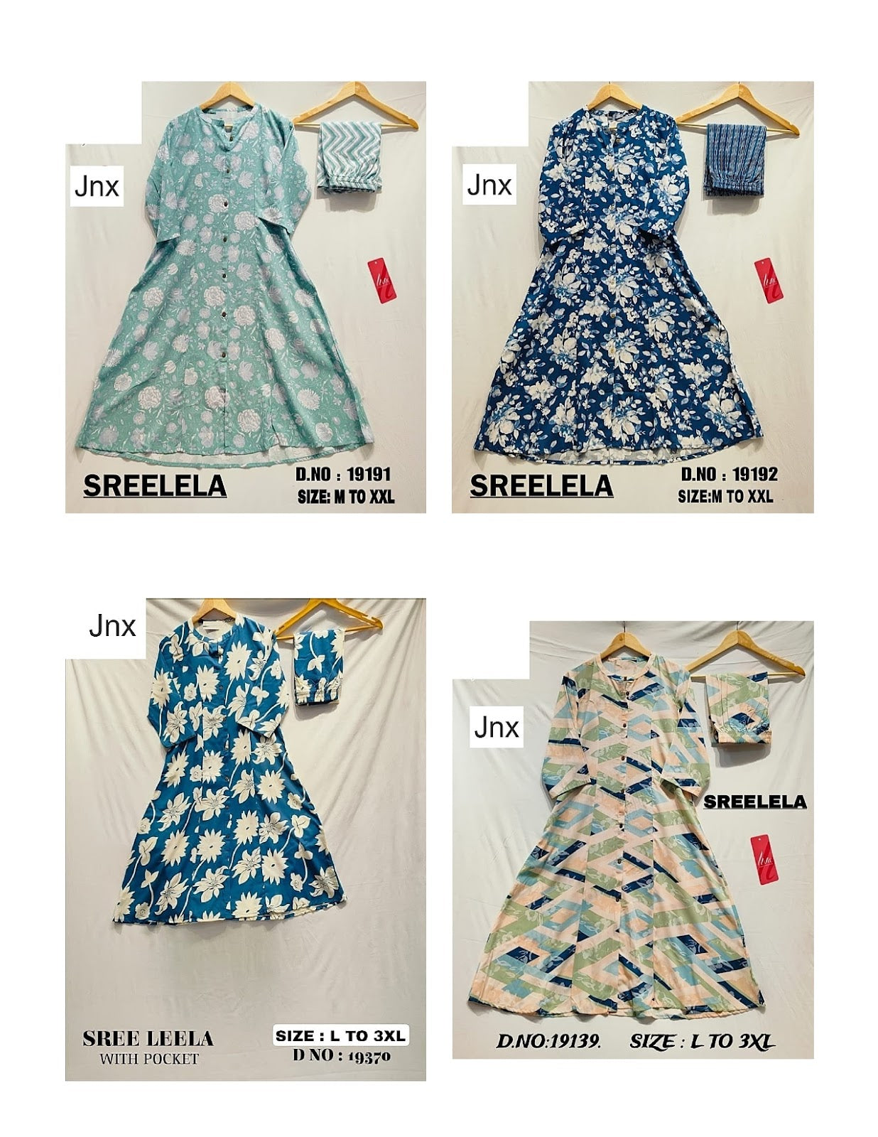 Sreeleela Jnx Rayon Kurti Pant Set Supplier